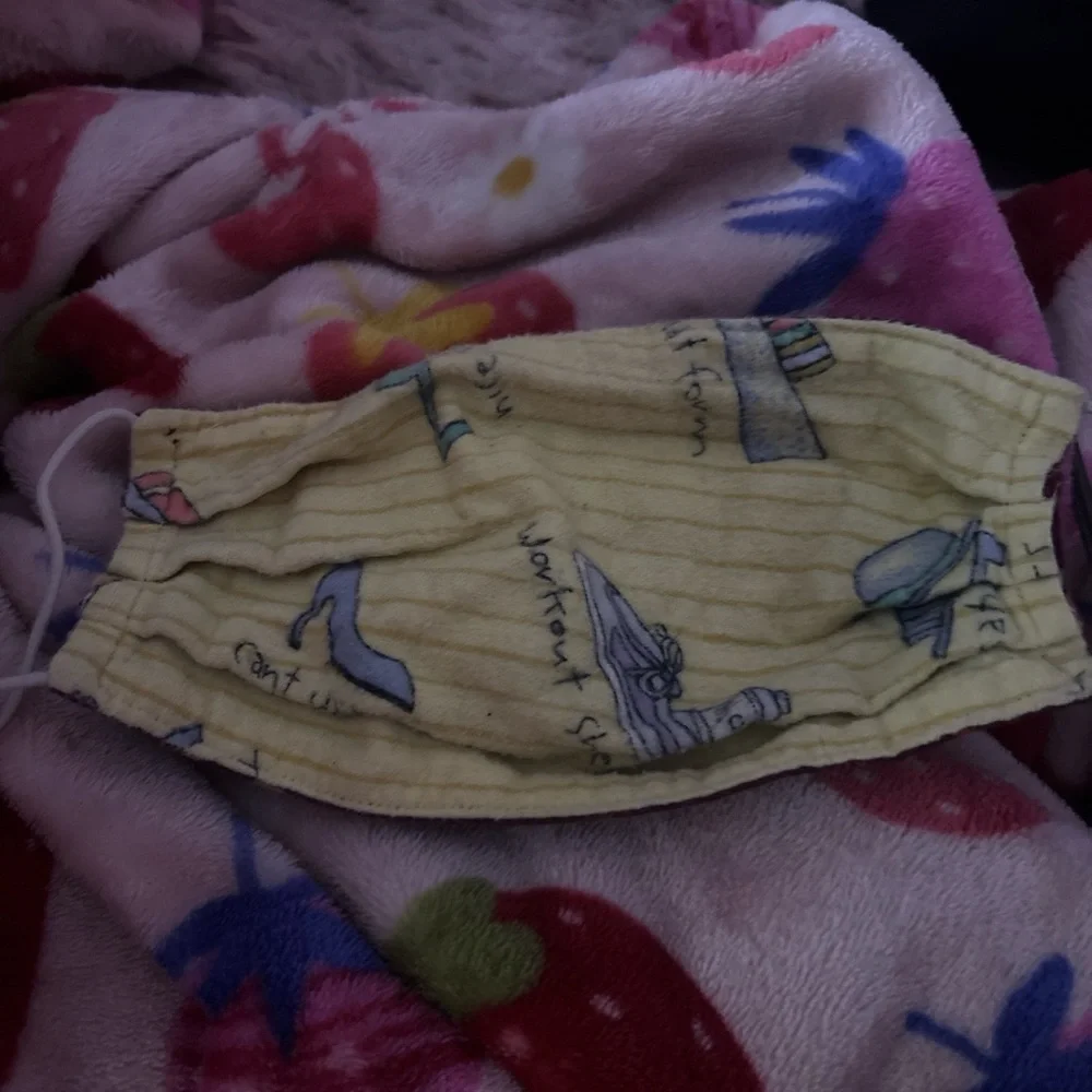 Kids Butterfly Print Face Mask